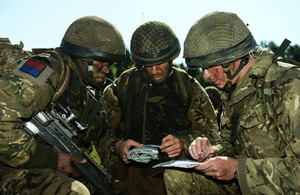 Troops from 7th Parachute Regiment Royal Horse Artillery participate in Exercise Cypher Bayonet [Picture: Gareth Palmer, Crown copyright]