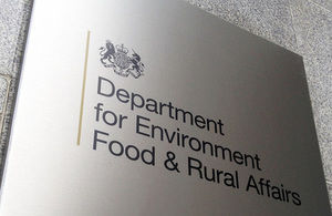 Defra building sign