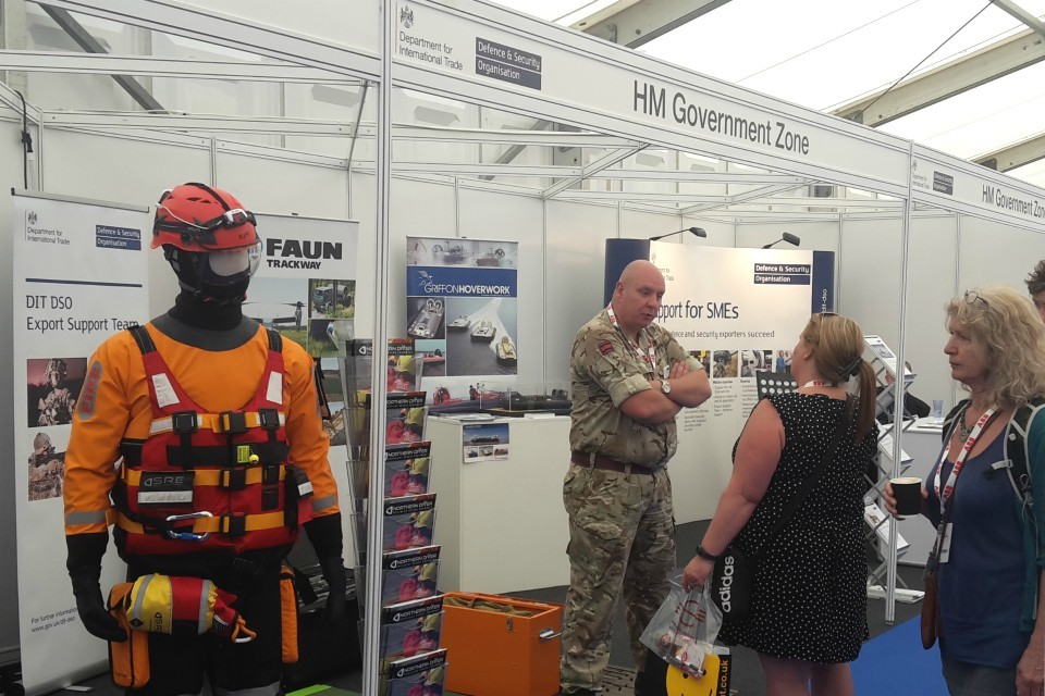 DIT DSO assists UK SMEs at Seawork 2017
