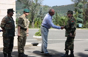 Joint exercise between UK and Albanian armed forces