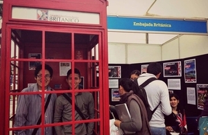 The British Embassy in Lima participated in the fair showcasing UK expertise in innovation and technology.