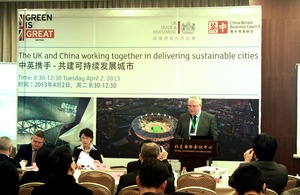 UK-China working together in delivering sustainable cities