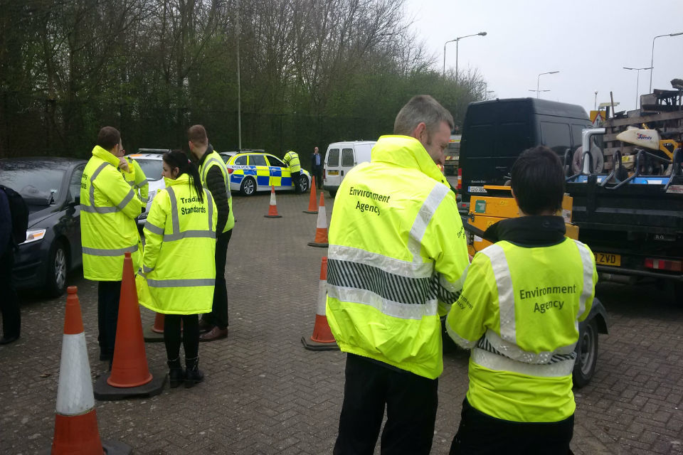 National crack down on rogue traders and waste criminals