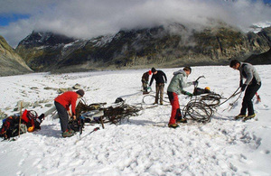 Cleaning up the Mer de Glace glacier