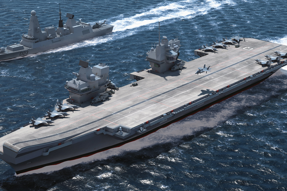 New aircraft carrier to be named by the Queen