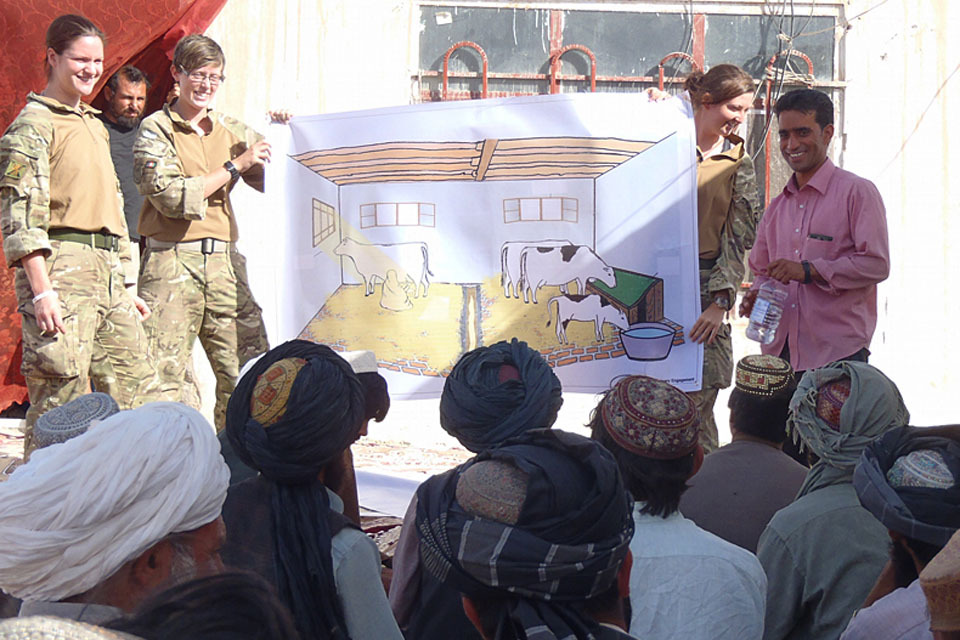 4 SCOTS educate Afghans in veterinary skills and personal safety