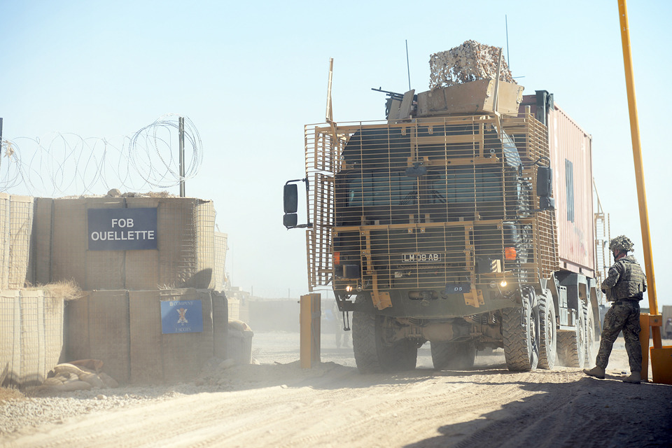 UK hands over base to Afghan forces