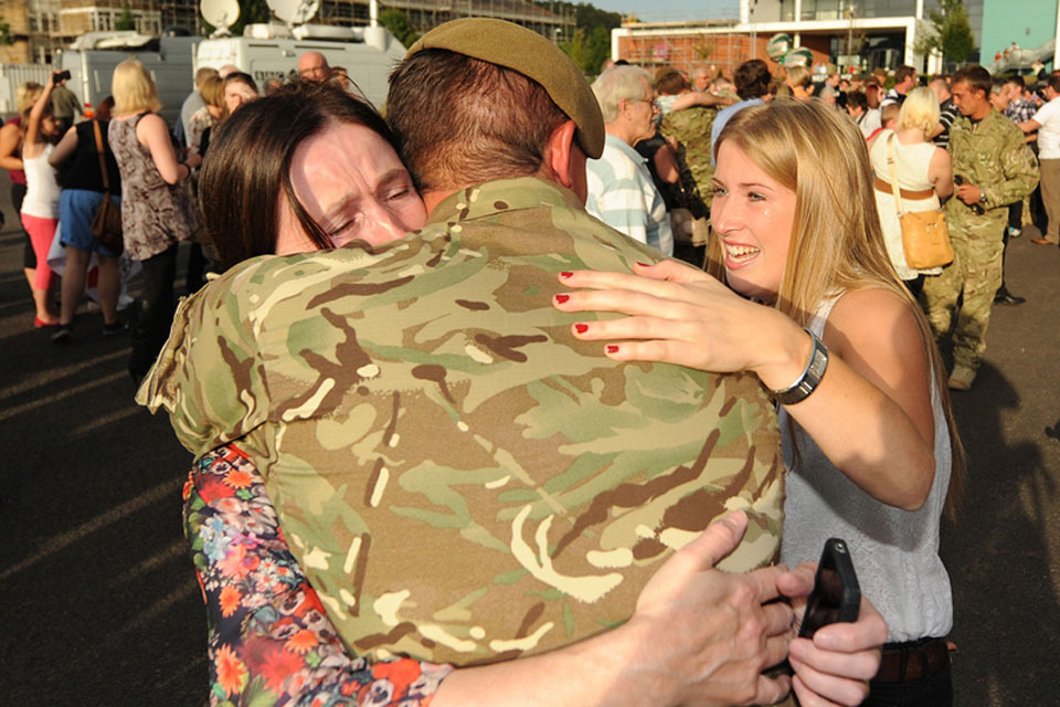 3 YORKS company returns from Afghanistan