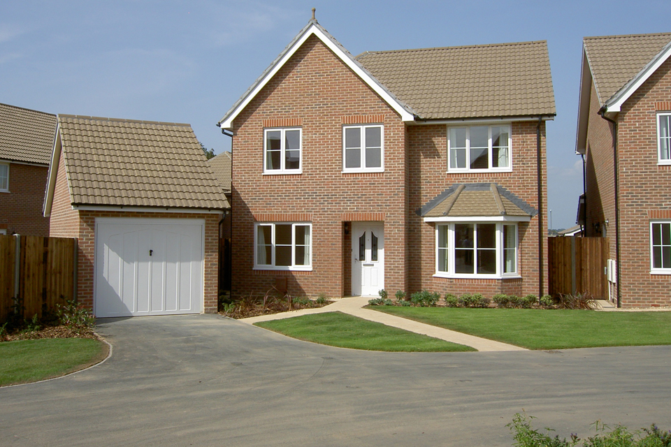 A new-build service family home