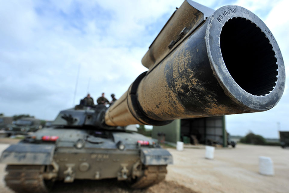 TA soldiers undertake tank training
