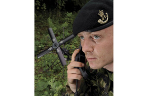 A Tac Signaller making use of the latest in antenna technology