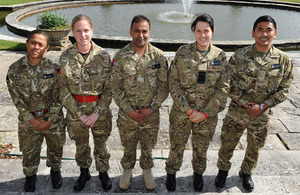Members of the Armed Forces at Amport House for the sixth annual Armed Forces Sikh Conference
