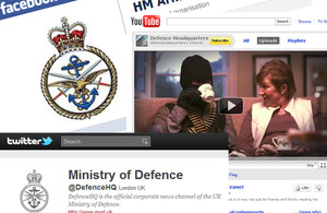 Official Defence social media channels