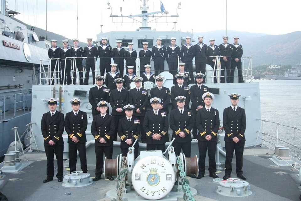 HMS Blyth heads home after NATO deployment