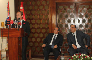 The British Ambassador to Tunis Hamish Cowell announces the implementation of the work plan of the Strategic Planning Units within the Ministry of Interior