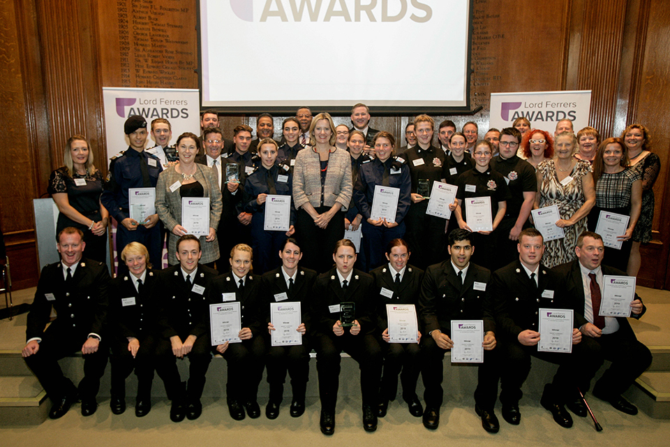 Home Secretary honours special constables and police volunteers