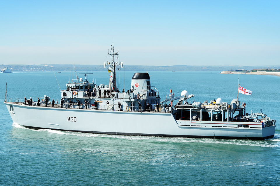 HMS Ledbury (library image)