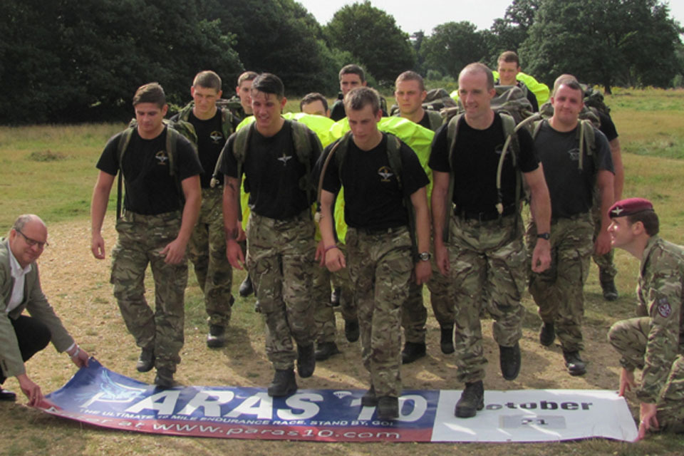 Paras lay down fitness challenge to public