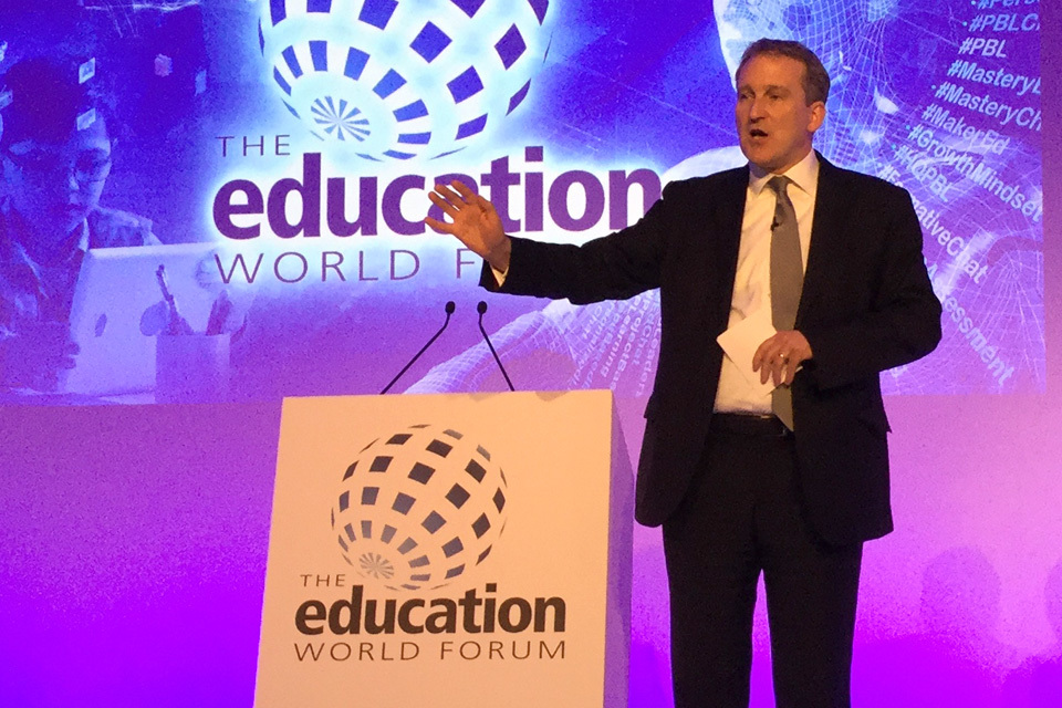 Damian Hinds Launches Global Celebration of Education