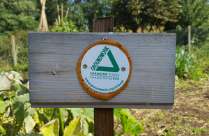 Image showing fence post