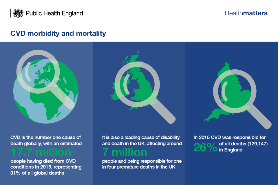 Infographic of CVD morbidity and mortality