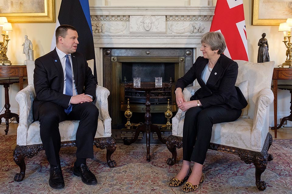 PM meeting with Prime Minister Ratas: 30 January 2018