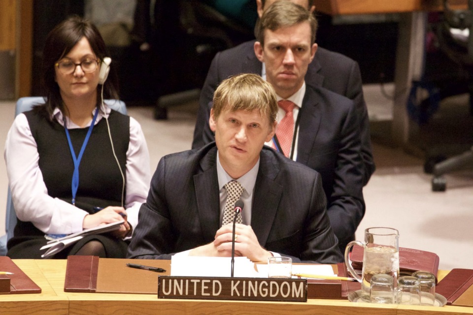 Ambassador Jonathan Allen at UN Security Council briefing on Syria Humanitarian Issues