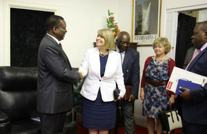 Minister Baldwin meets President Mnangagwa