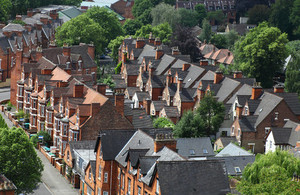 Housing and trees