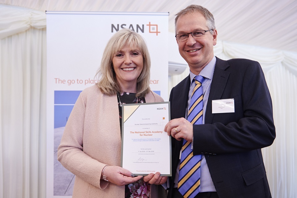 Ten-year milestone for nuclear skills development