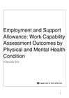 Employment And Support Allowance: Work Capability Assessment Outcomes ...