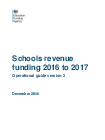 [Withdrawn] Schools funding arrangements 2016 to 2017 - GOV.UK