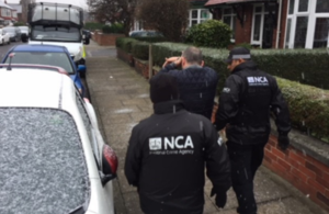 NCA officers during an earlier operation