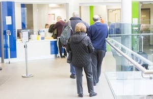 Patients in a queue