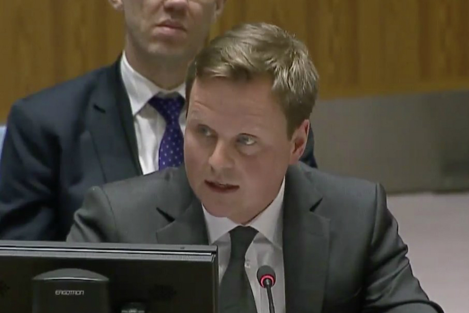 UN Security Council: explanation of vote on the Syria resolution