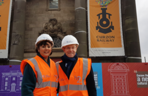 Picture of Nusrat Ghani with Mayor Andy Street at Curzon Street.
