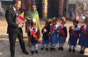 The British High Commissioner sees work supporting women and girls in Multan