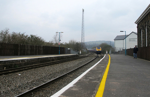 Station in Wales.