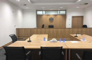 Picture of new courtroom