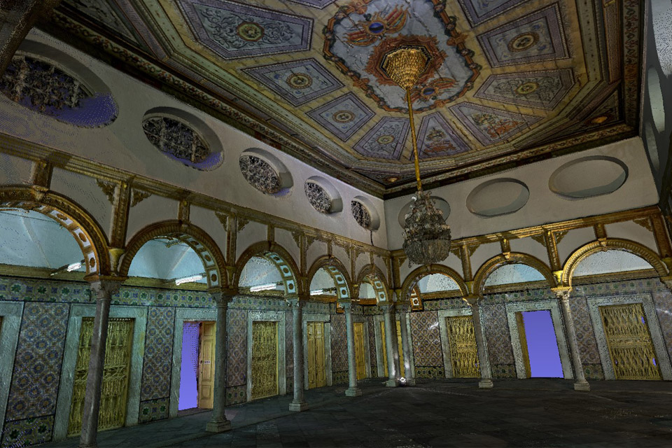 3D mapping of the Ksar Said palace © The Virtual Experience Company 