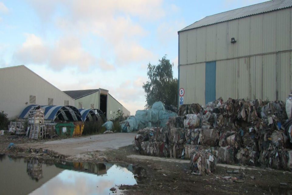 Worksop  waste company fined £15,000 for operating illegally