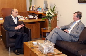 Ambassador Shorter meets Lebanese Forces leader Geagea