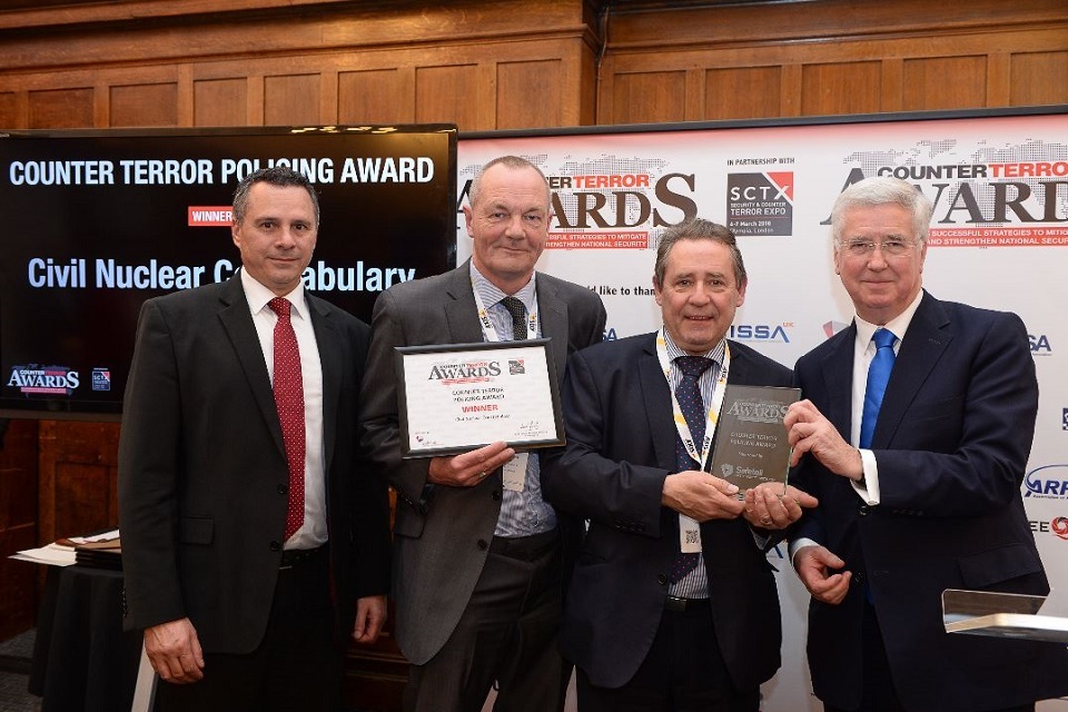 CNC secure prestigious Counter Terror Policing Award at national event
