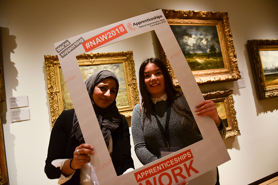 Apprentices at the Apprenticeships Work for Women Event