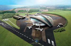 Proposed UK spaceport.