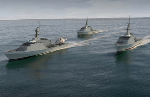 HMS Forth is the first of five Batch 2 River Class Offshore Patrol Vessels