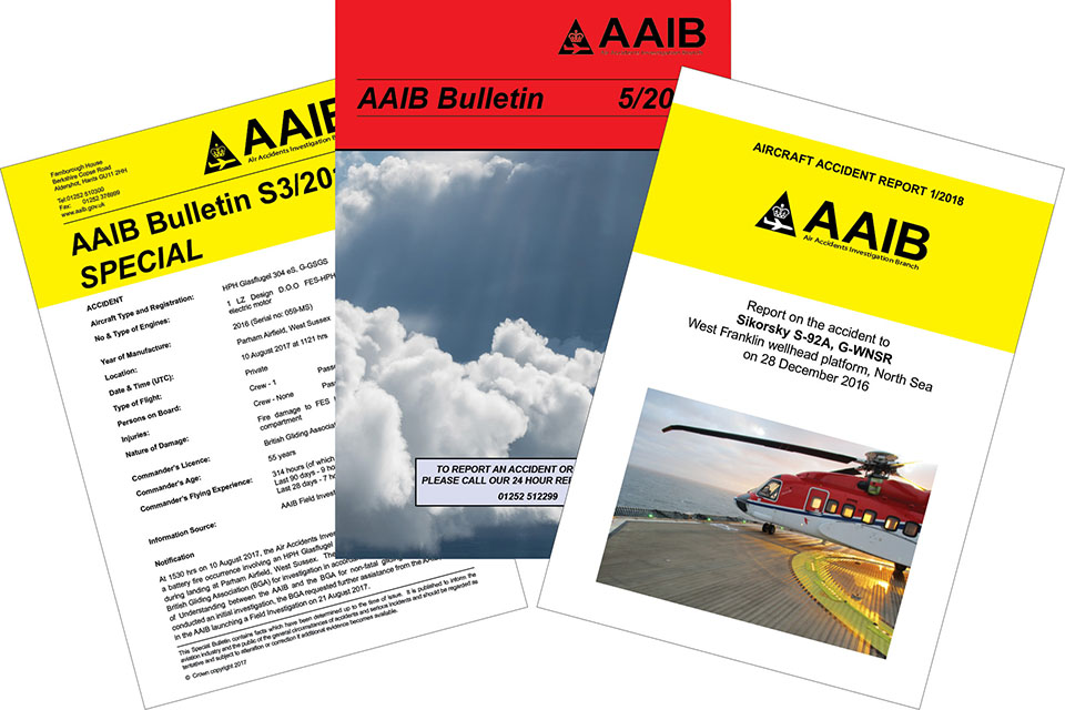 Picture of AAIB publications