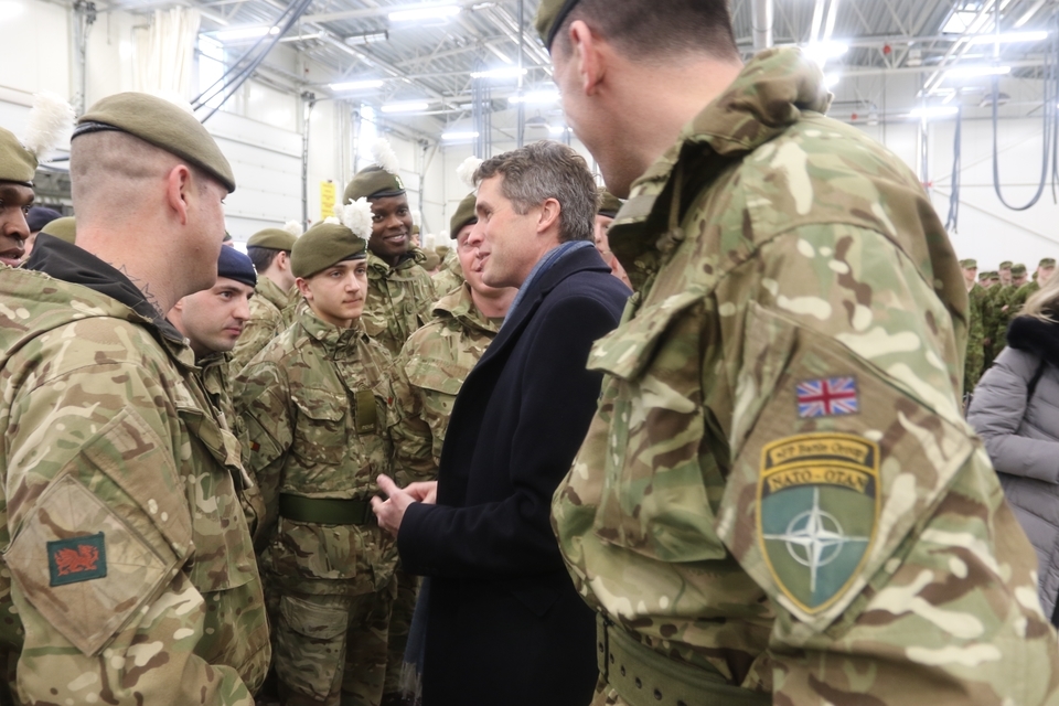 UK side by side with Allies a year on from NATO deterrence deployment