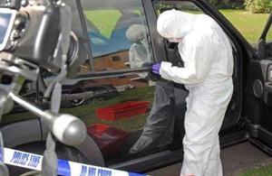 Forensic examination of a vehicle
