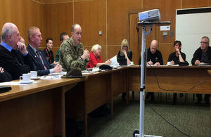 Photo of attendees at the Durham Armed Forces Forum. Photo: Michael Potts. All rights reserved